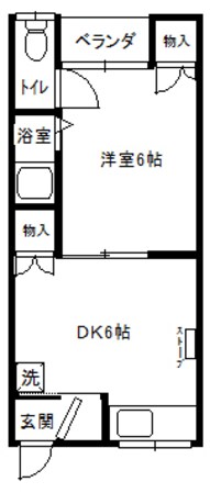 厚生病院 徒歩3分 1階の物件間取画像